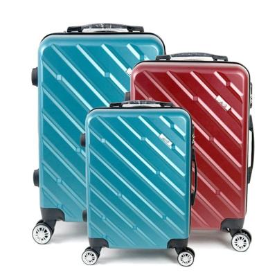 China Long-distance Travel Customized ABS Luggage Bags And Cases Sets Manufacture Wholesale Price Travel Suitcase PC Best selling Hard Luggage Case set for sale