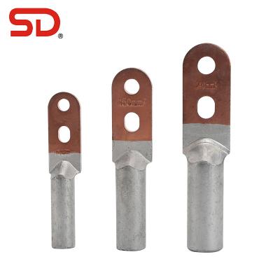 China Wiring Copper Manufacturer Two Hole DT 185mm Terminal Lug Copper Type Pure Copper for sale