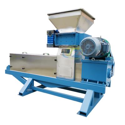 China Hotels Industrial Sugar Beet Waste Screw Press Dewatering Machine / Food Waste Dewatering Machine With Shredder for sale