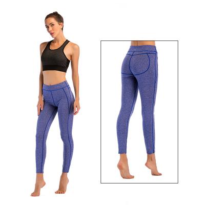 China Anti-pilling New Booty Lifting High Waisted Workout Yoga Gaiters Women Slim Yoga Pants for sale