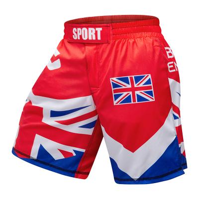 China Quick Dry Custom Sublimation Thai Sport Muay Shorts Compression Fighting Men Muttahida Majlis-e-Amal Shorts Reversed for sale