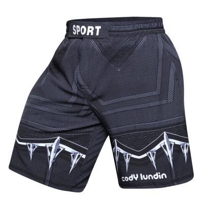 China Muttahida Majlis-e-Amal Wholesale Breathable Quick Dry Men Sublimation Print Boxing Jiu Jitsu BJJ Shorts Custom Logo Pattern Private Label Short Pants for sale