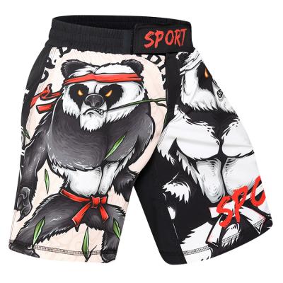 China Breathable Quick Dry Custom Your Graphic Logo Muttahida Majlis-e-Amal Attacking Boxing Shorts Wholesale Sublimation Printing Men's Shorts for sale