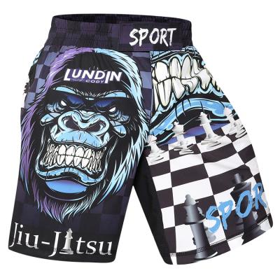 China Breathable Quick Dry Custom Make Your Own Logo Muttahida Majlis-e-Amal Shorts Sublimation Digital Printing Stability Boxer Shorts for sale