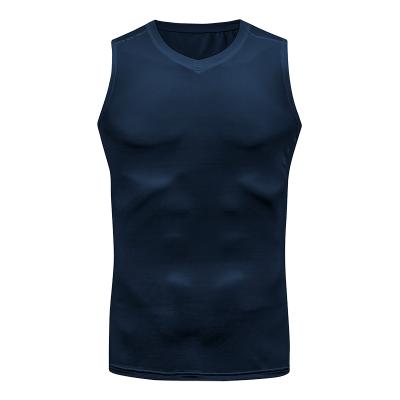 China QUICK DRY Wholesale Custom Gym Mens Muscle And Spandex Muscle T-shirt Empty Sleeveless Tank Tops for sale