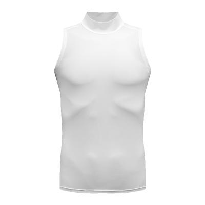 China Wholesale custom logo men's anti-pilling white breathable sleeveless tank top men QUICK DRY for sale