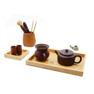 China Home.Restaurant.Bar.Hotel.Wedding Fashion Style Bamboo Solid Wood Divided Grid Candy Dried Fruit Tray Home Living Room Towel Tea Tray Jewelry Storage Tray for sale