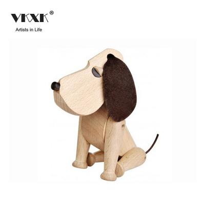 China Europe wholesale low price high quality diy balsa wood dog crafts for sale