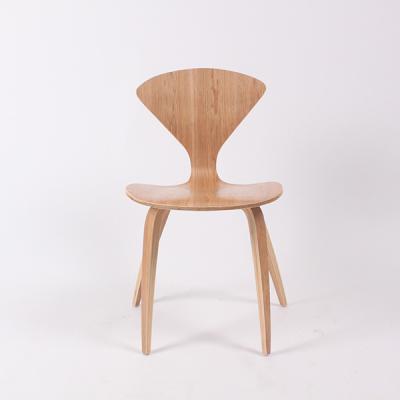 China PANEL CH177 Norman Cherner Natural Wood Chair for sale