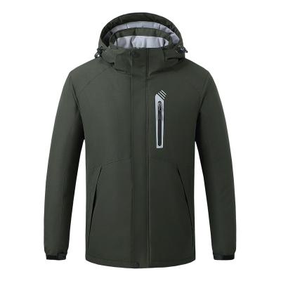 China Fashion QUICK DRY Outdoor Zipper Waterproof Professional Heated Durable Jacket For Men for sale