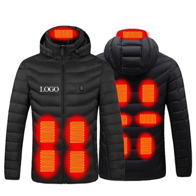 China High quality design waterproof black color fashion winter cotton passionate warm jacket for men for sale