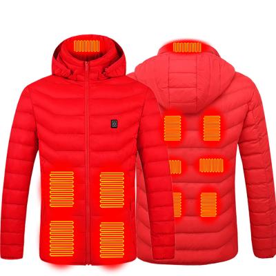 China Wholesale custom professional new design sustainable cotton passionate jacket waterproof for men and women 11 heating regions for sale