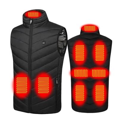 China Anti-Wrinkle IN STOCK Vest Women Winter Outdoor Men Electric Heated USB Heat Warm Vest Thermal Jacket for sale