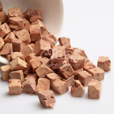 China Stocked Freeze Dried Chicken Liver Dog Treat OEM Factory Dog Snacks Manufacturer Pet Snacks All Breeds Training Dog Treat for sale