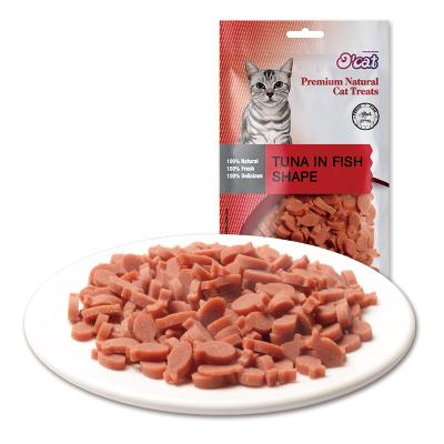 China Viable Tuna Cat Snacks in Original Natural High Quality Cat Treat Wholesale Natural Cat Flesh Form Fish Dry Fish Food for sale