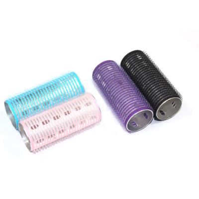 China Aluminum core +strap British Products Best Selling Self Holding Long Hair Roller For Curl Hair Home Use for sale