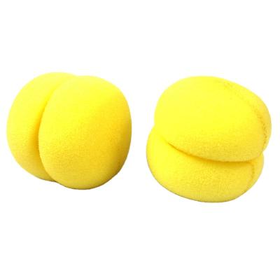 China DIY Hair Curling Stying Color Pumpkin Twist Roller Soft Sponge Ball Hairstyle Roller For Lady for sale