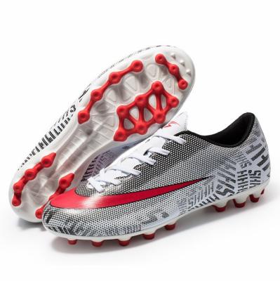 China Soccer Model 32736 Kids Soccer Playing Shoes Soccer Shoes Men PU Top Four Colors Sport for sale