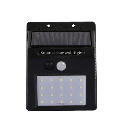 China PIR Modern Security Energy Home Garden Outdoor Wall Lamp Waterproof Motion Sensor Outdoor Led Solar Bracket Garden Light for sale