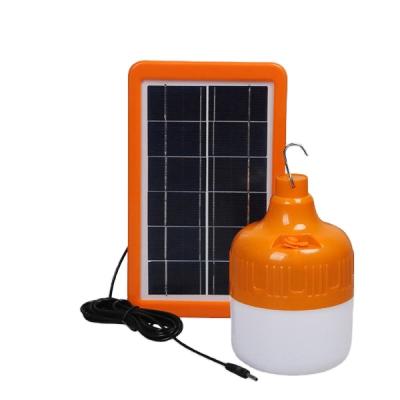 China Remote Control Solar Portable Night Light Emergency Charging Lamp Bulb LED Outdoor Camping Home Outdoor Rechargeable for sale