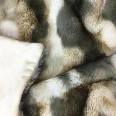 China American Style FIXED 100%Polyester Throw Faux Fur Super Warm Heavy Blanket ZTM170001B Customized for sale