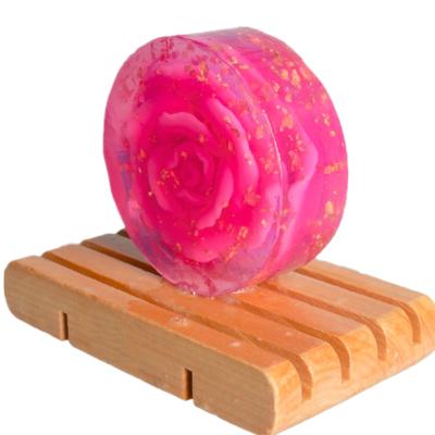 China Vaginal Soap Cheap Chinese Nature Handmade Basic Cleansing Rose Oil Soap Organic Gentle Feminine Herbal Rose Handmade Soap for sale