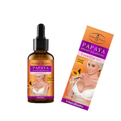 China Breast Enhancers Boob Breast Tightening Cream For Women Papaya Natural Essential Oil Breast Enlargement Plumper Oil For Women for sale