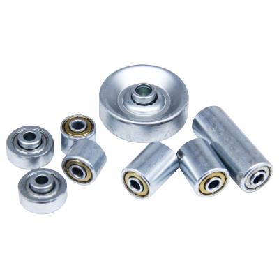 China Hotels Conveyor Skids Unloading Wheels Special Heavy Duty Galvanized Steel Outdoor Roller Bearings Factory Direct Sales for sale