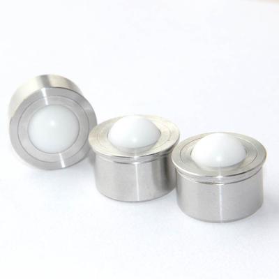 China Hotels Stainless Steel Body Press To Transport Equipment With Plastic Ball Transfer Conveyor Trackball Transfer Unit Stainless Steel for sale