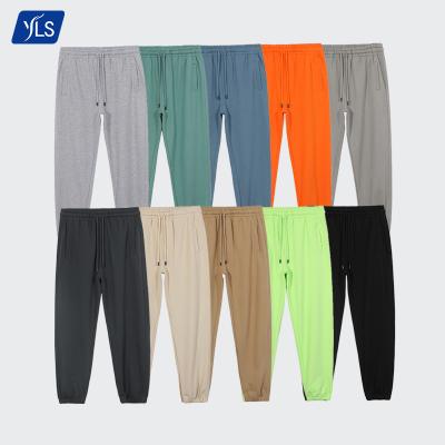 China YLS Unisex High Quality Anti-pilling High Street Wear Custom Printed 100% Cotton Drawstring Waist Men Sweatpants for sale