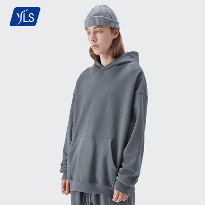 China Anti-Wrinkle YLS French New Product 460Gsm Terry 100% Organic Cotton Custom Embroidered Thick Men Blanket Matching Hoodie for sale