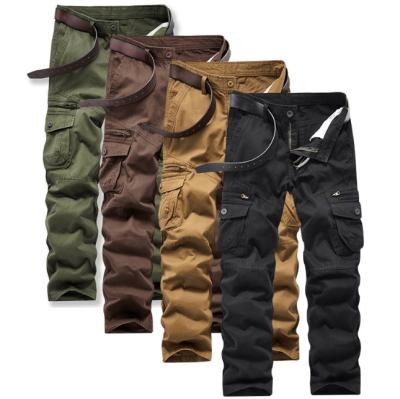 China Hot Selling QUICK DRY Multi Pockets Relaxed Army Mens Suits To Fit Joggers Military Cargo Wear Street Tactical Pants For Men for sale