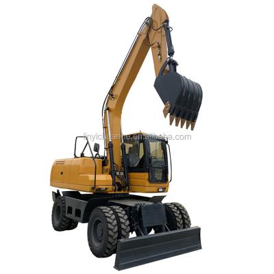 China Construction Material Shops Construction Equipment Excavators Machine Price / 13.5Ton Excavator With Wheels for sale