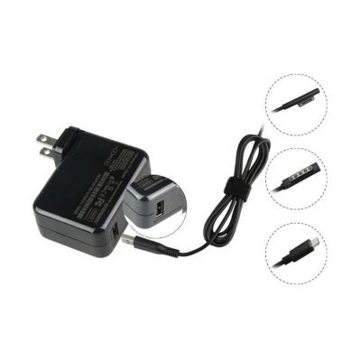 China New LAPTOP Travel Portable Universal Adapter for Microsoft Surface Book/Pro Power Supply 2/3/4/Surface 3 for sale