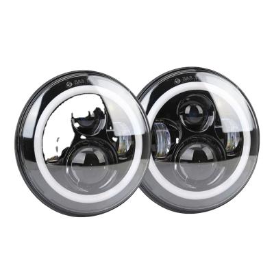 China Aluminum Alloy Round Motorcycle Led Headlight 7