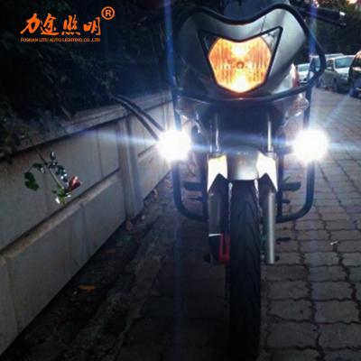 China Automotive Industry Litu High Gloss Black Aluminum Fog Light Motorcycle LED Headlight Offroad Work Light for sale