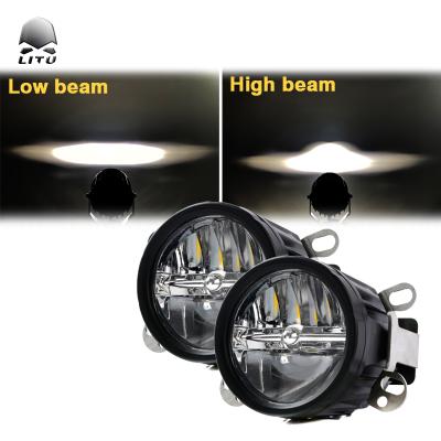 China Automobile Lamp Offroad Lights Round Fog Lights 30w High Low Light Spotlight , ATV Led Offroad Headlights for sale