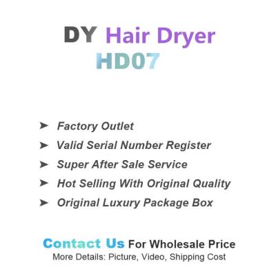 China Dropshipping 2023 Other Hair Dryer HD07 Anion Blow Dryer Hair Dryer Heating High Power 1:1 Original Dy Hair Dryer for sale