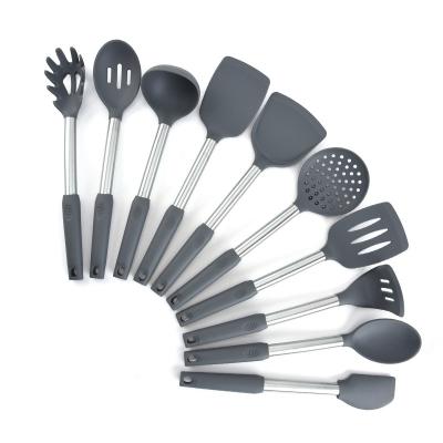 China Sustainable Silicone Kitchen Utensils Set Cooking Silicone Kitchen Utensils for sale