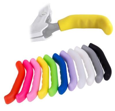 China 1pair BMX Bicycle Brake Handle Lever Silicone Sleeve Cover Fixed Type Universal Brake Lever Pad Cover Gear Recycling for sale