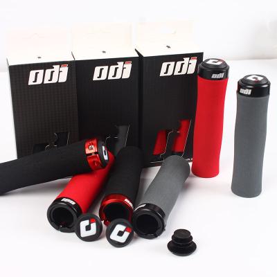 China Asy To Clean ODI MTB Bike Grip Shock Absorber Road Bike Handlebar Silicone Grip Non-Slip Mountain Bike Accessories 1 Pair for sale