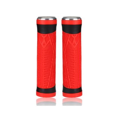 China Soft BMX MTB Mountain Bicycle Handlebar Grip Cover Silica Gel Bike Grips Grip Anti-Slip Cover With Bar End Grips Bicycle Grips for sale