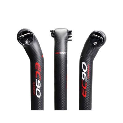 China Lightweight EC90 3K All Carbon Fiber MTB Bike Seatpost 27.2/30.8/31.6*350/400mm Road Bike Seat Post Bicycle Seat Tube 200188 for sale