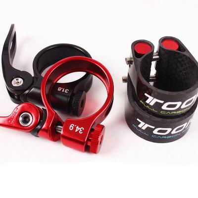 China 326916/3094 Carbon Fiber Bike MTB Seatpost 30.2/34.9mm Aluminum Seatpost Clamp BMX Seatposts Clamps for sale