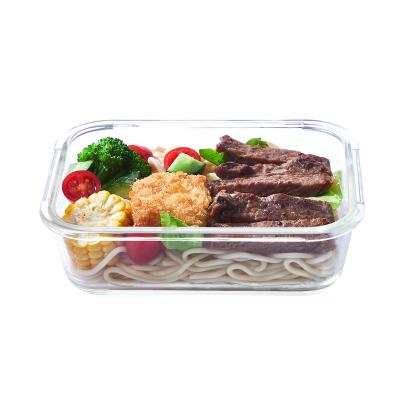 China Custom Glass Eco Friendly Microwavable Bento Lunchbox School Kids Food Set for sale