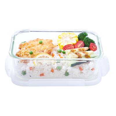 China Freshness Preservation EasyLock Factory Wholesale Pyrex Glass Container Leakproof for sale