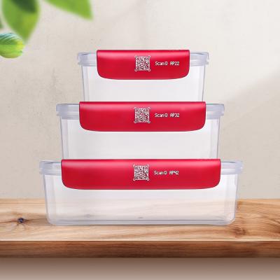 China High Quality Food Grade Best Selling Airtight Freshness Preservation KIGI SmartTrack PP Clear Large Plastic Storage Container With Lids for sale