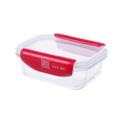 China KIGI Classic Microwavable Borosilicate Small Food Airtight Sealed Baby Ovenproof Mini Glass Container for sale