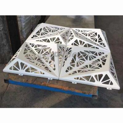 China Modern Aluminum Wall Panel/3d Mashrabiya Wall Panel/Decorative CNC 3d Cutting Panel For Curtain Walls for sale