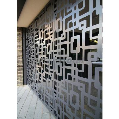 China Eco-friendly Decorative Aluminum Carved Art Screen /Partition For Exhibition for sale